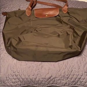 Brown Longchamp Le Pliage Tote